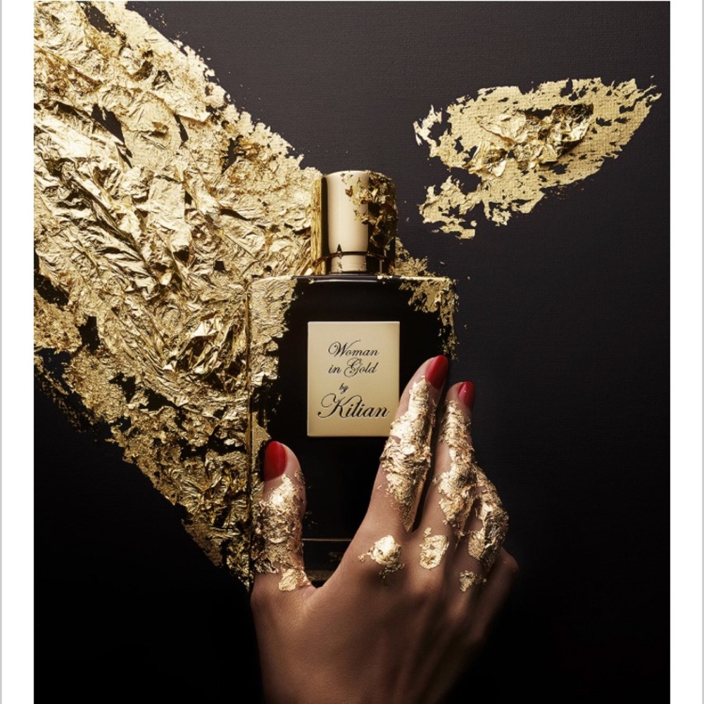 Kilian woman in gold perfume